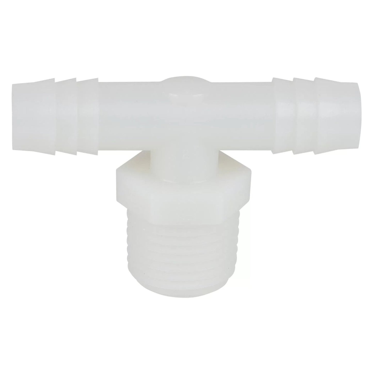 Hose Barb Tee 1/2" MPT - QC Supply - 