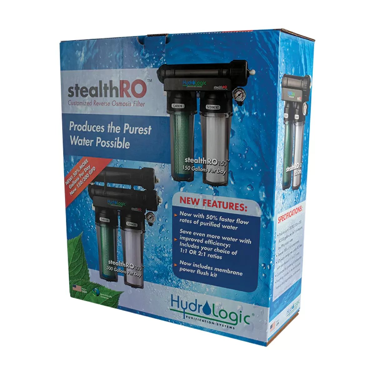 Hydro - Logic® stealth - RO 300™ Reverse Osmosis System - QC Supply - 
