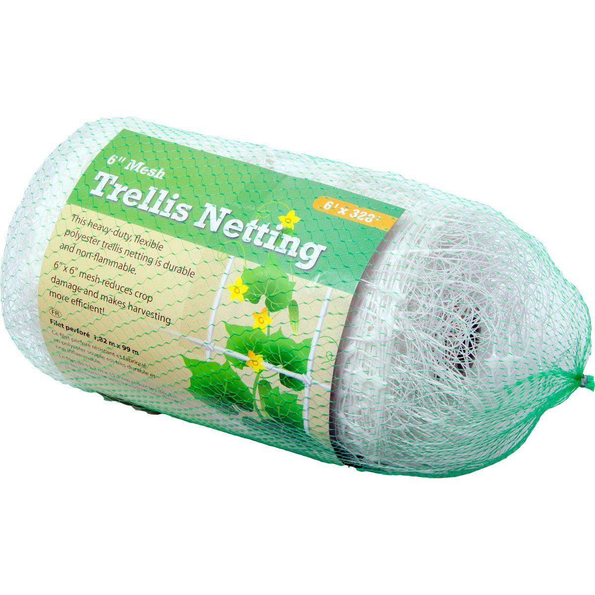 Hydrofarm® Trellis Netting 6" Mesh, non - woven, 6' x 328' - QC Supply - 
