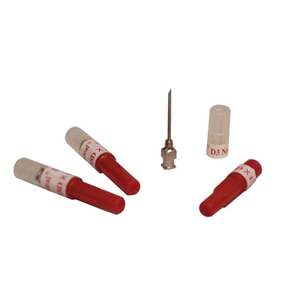 Ideal® D3 Detectable 14ga x 1" Needles™ - 100/Box - QC Supply - 