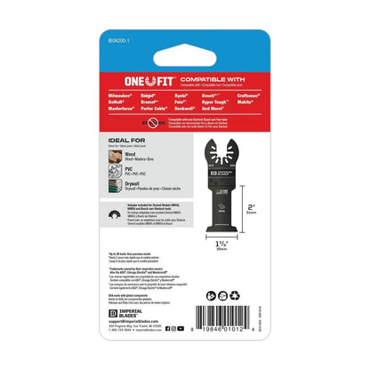 Imperial Blades One Fit™ Speartooth Fast Cut Wood Blade 1Pc - QC Supply - 