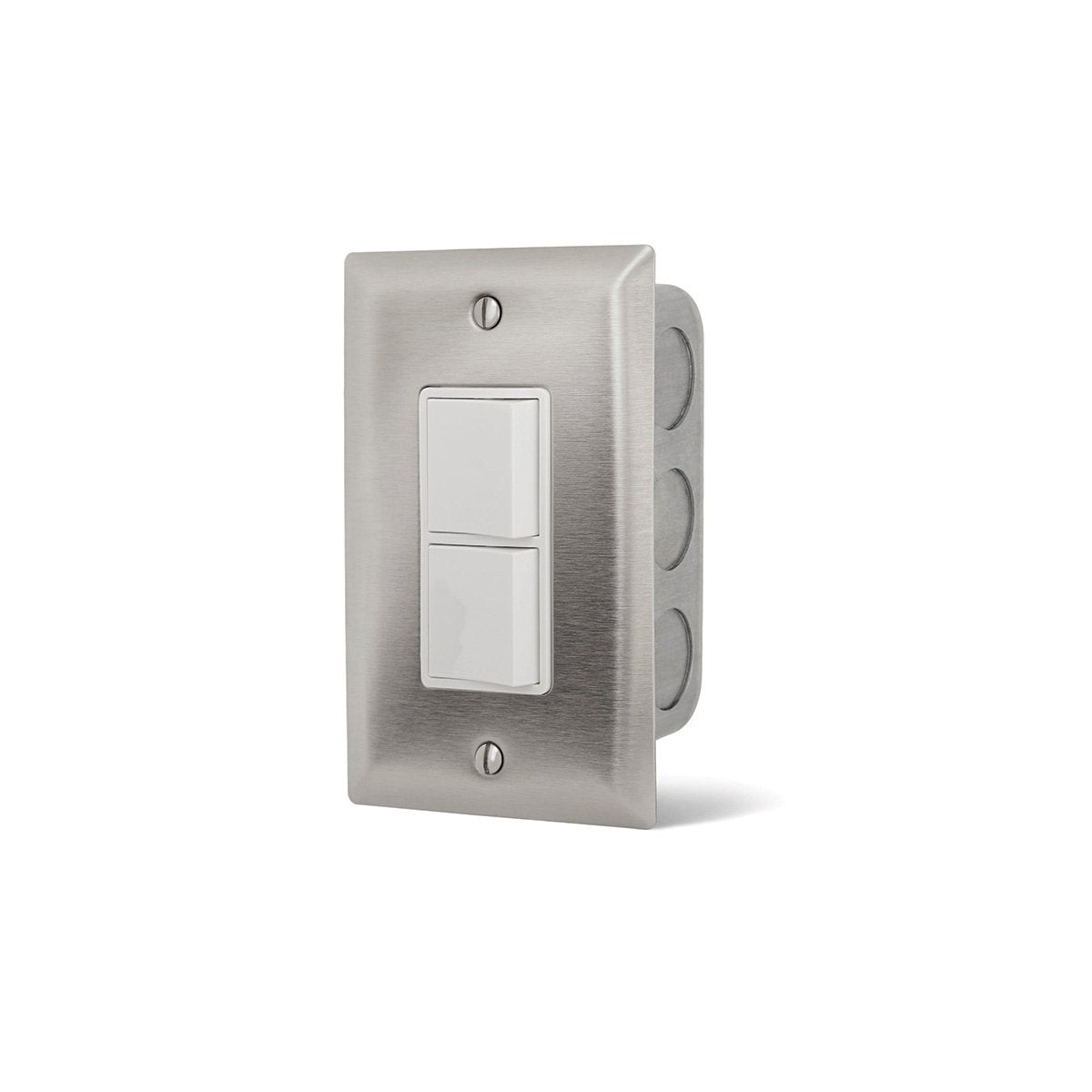 Infratech Stainless Steel Wall Plates with Gang Box - QC Supply - 
