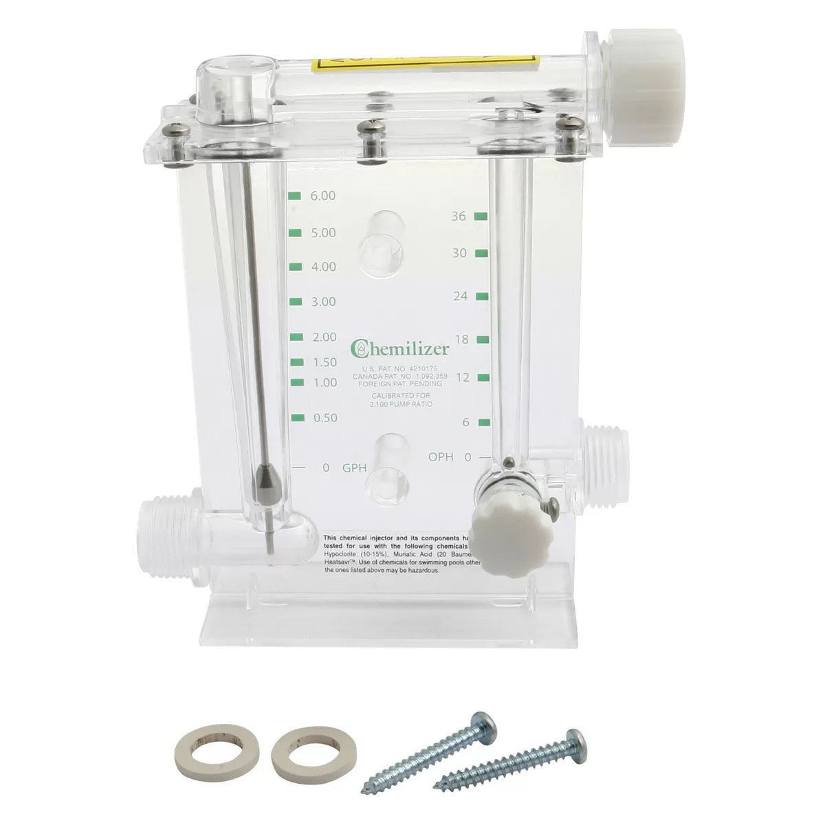 Injection Control Panel for CP33 Chemilizer™ 2:100 Medicator - QC Supply - 