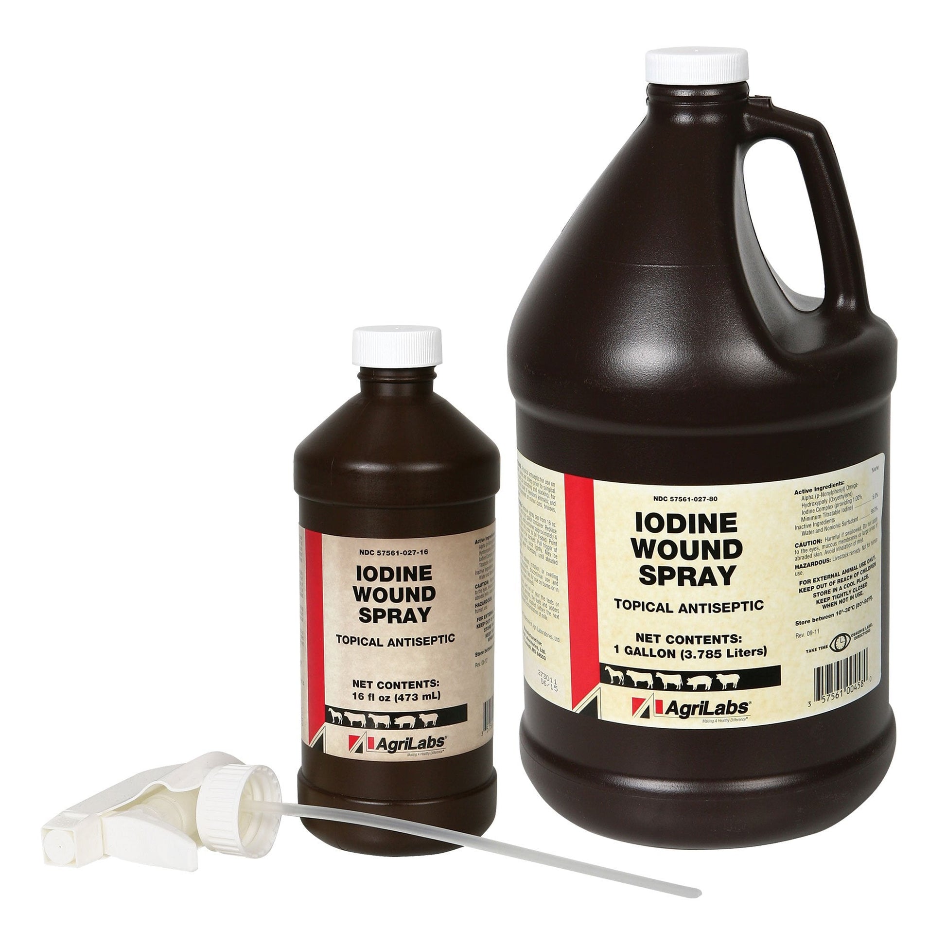 Iodine Wound Spray (AgriLabs - QC Supply - 
