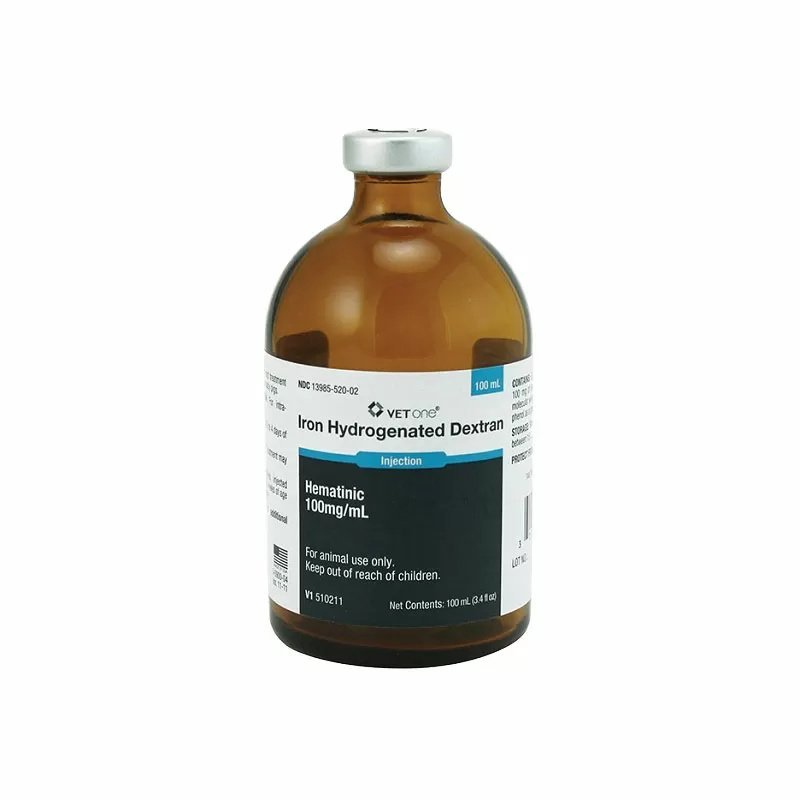 Iron Hydrogenated Dextran Injection - 100 mL - QC Supply - 