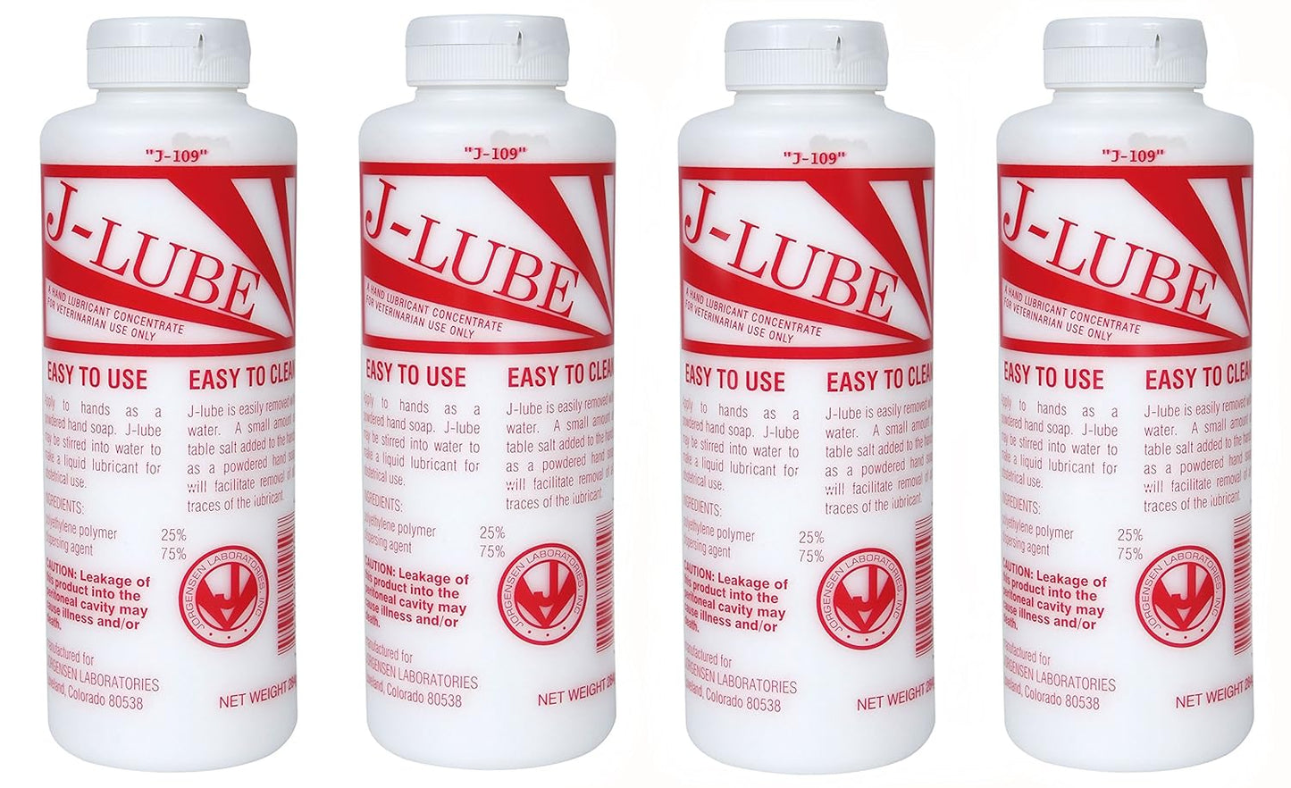 J - Lube Powder 10 oz - Jorgensen - 4 Pack - QC Supply - 