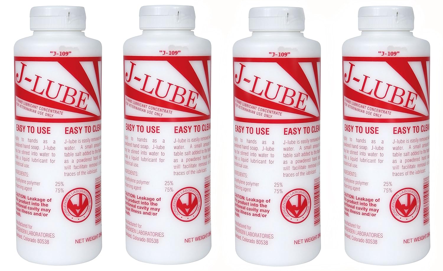 J - Lube Powder 10 oz - Jorgensen - 4 Pack - QC Supply - 