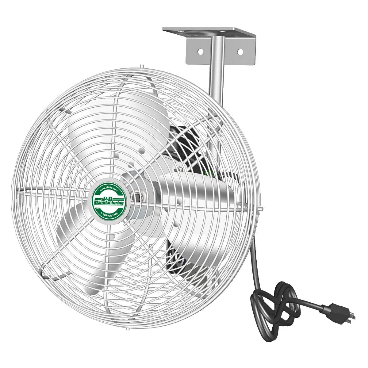 J&D Manufacturing EZBreeze HAF Basket Fan - QC Supply - 