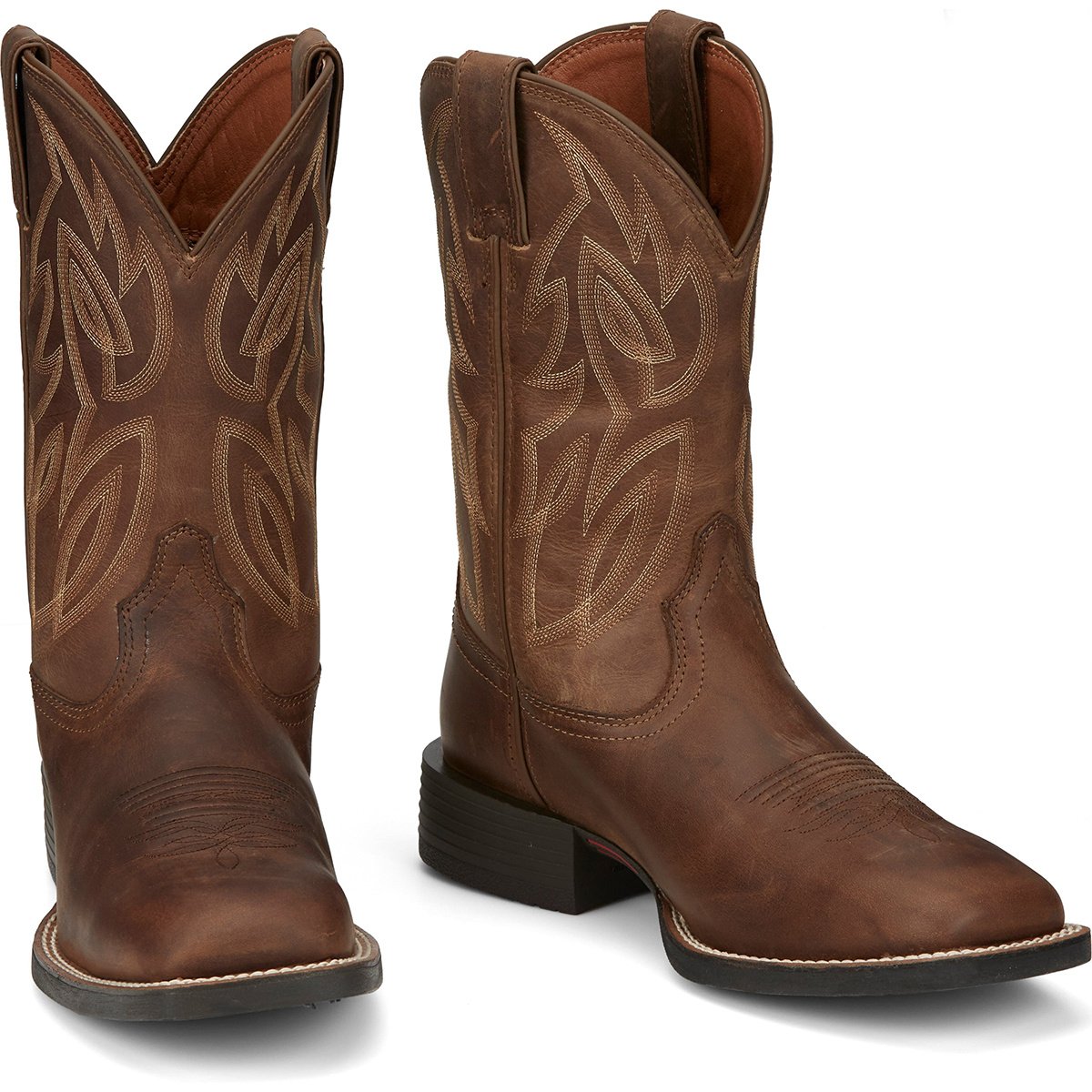 Justin® Canter 11" Western Boots - Dusky Brown - QC Supply - 