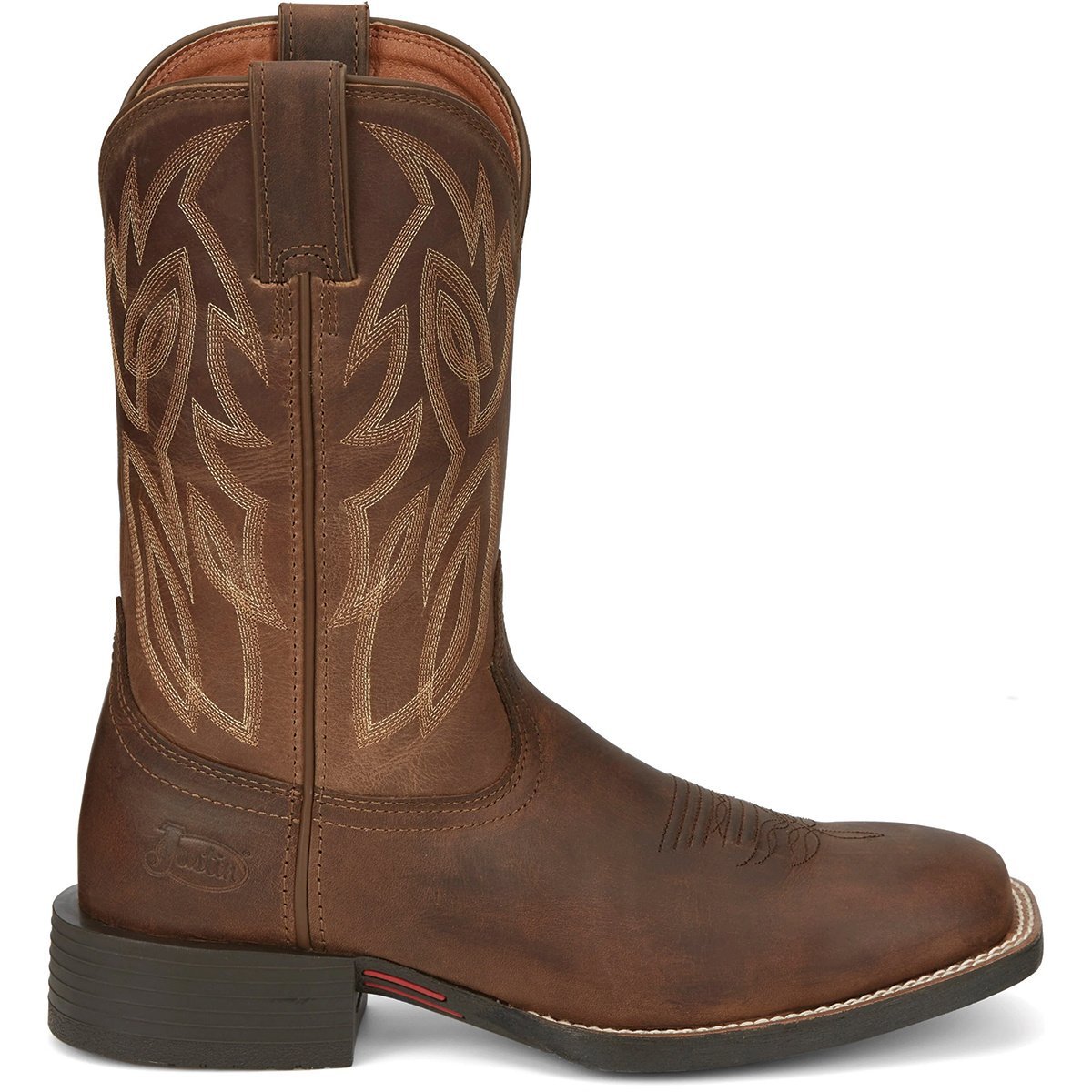 Justin® Canter 11" Western Boots - Dusky Brown - QC Supply - 