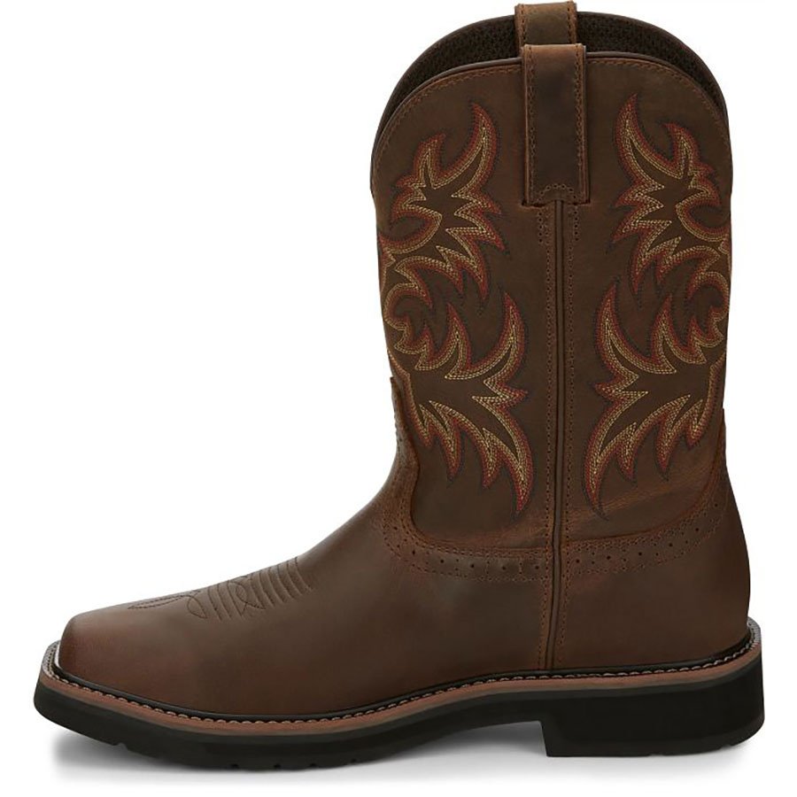 Justin® Driller 11" Steel Toe Work Boots - QC Supply - 