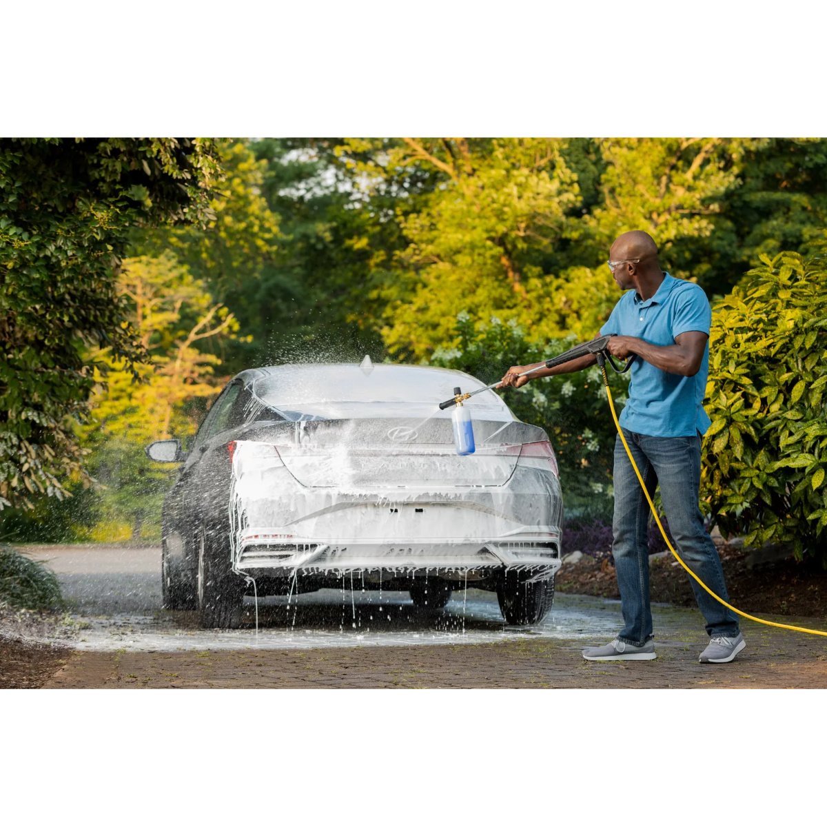 Karcher® Quick Connect Foam Nozzle w/1 Liter Bottle - QC Supply - 