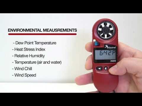Kestrel® 3000 Wind Meter - QC Supply - 