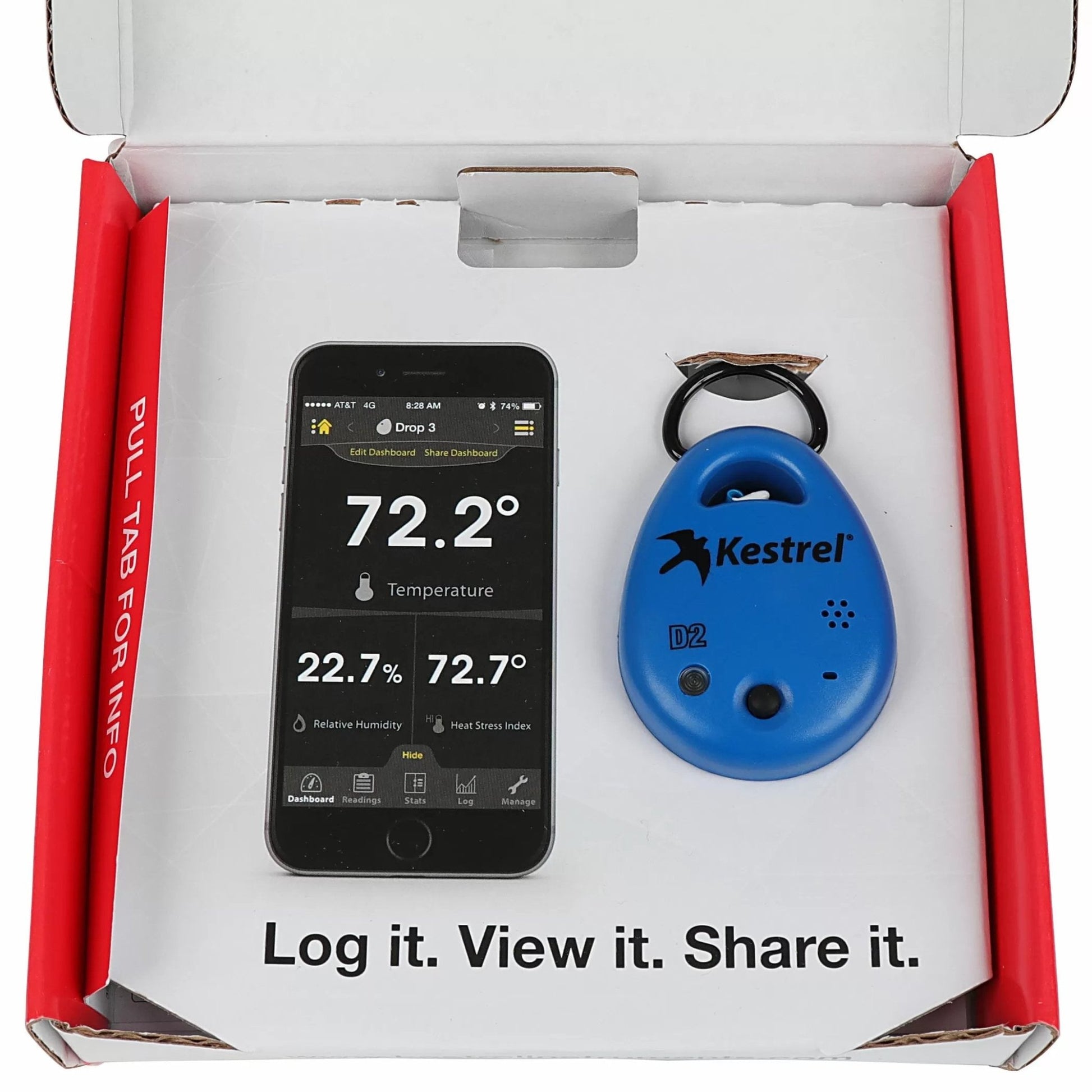 Kestrel® DROP® D2 Wireless Temperature & Humidity Data Logger - QC Supply - 