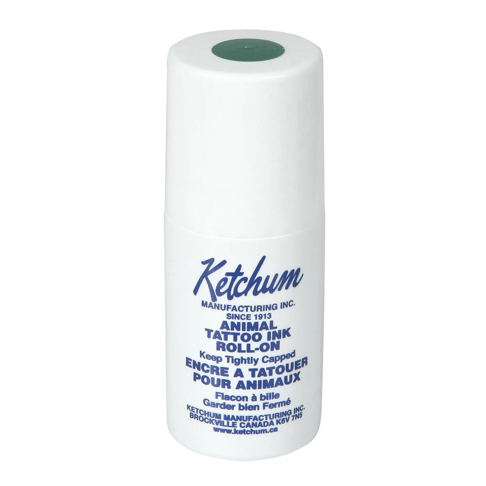 Ketchum Permanent Green Tattoo Roll - On Ink - 2 oz. - QC Supply - 
