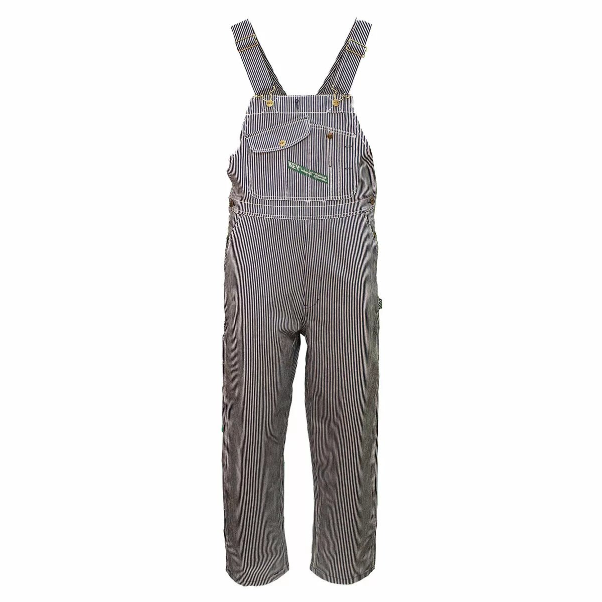 Key® Denim Unlined Bib Overall - Hickory Stripe - QC Supply - 