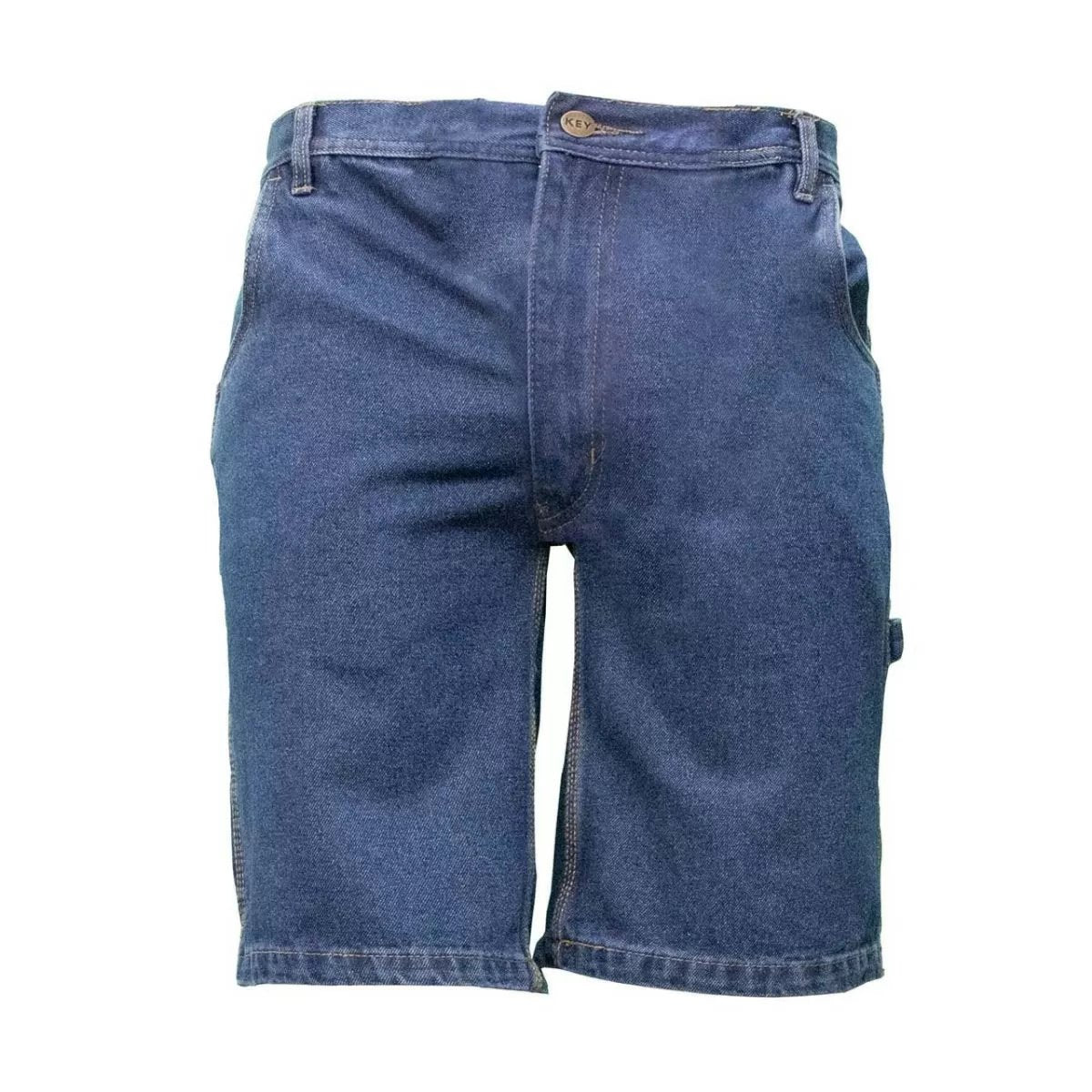 KEY® Men's Denim Dungaree Shorts - QC Supply - 