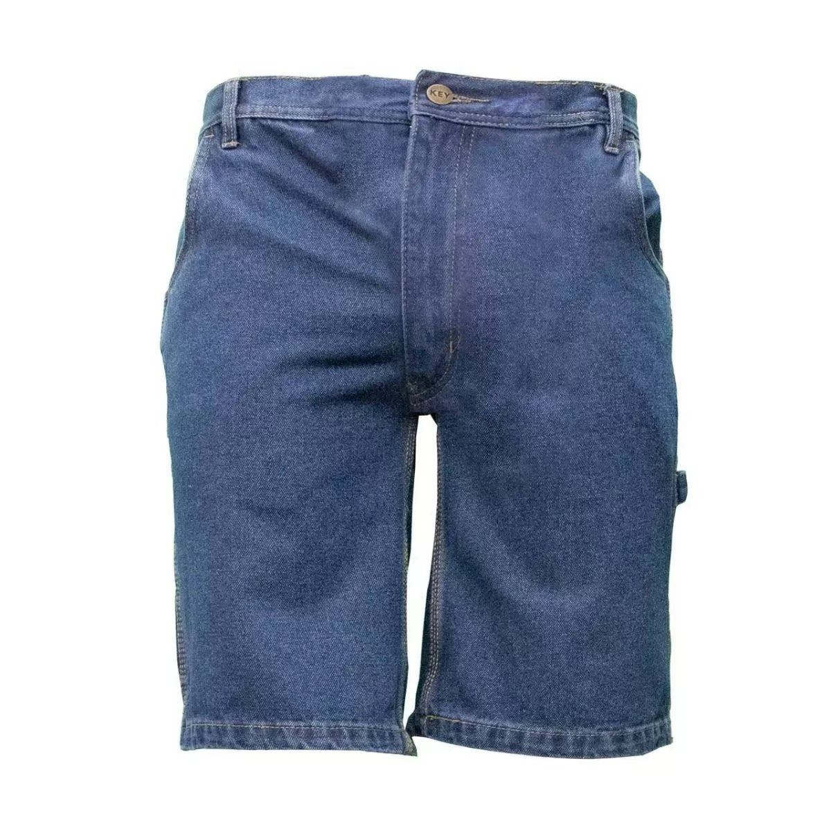 KEY® Men's Denim Dungaree Shorts - QC Supply - 