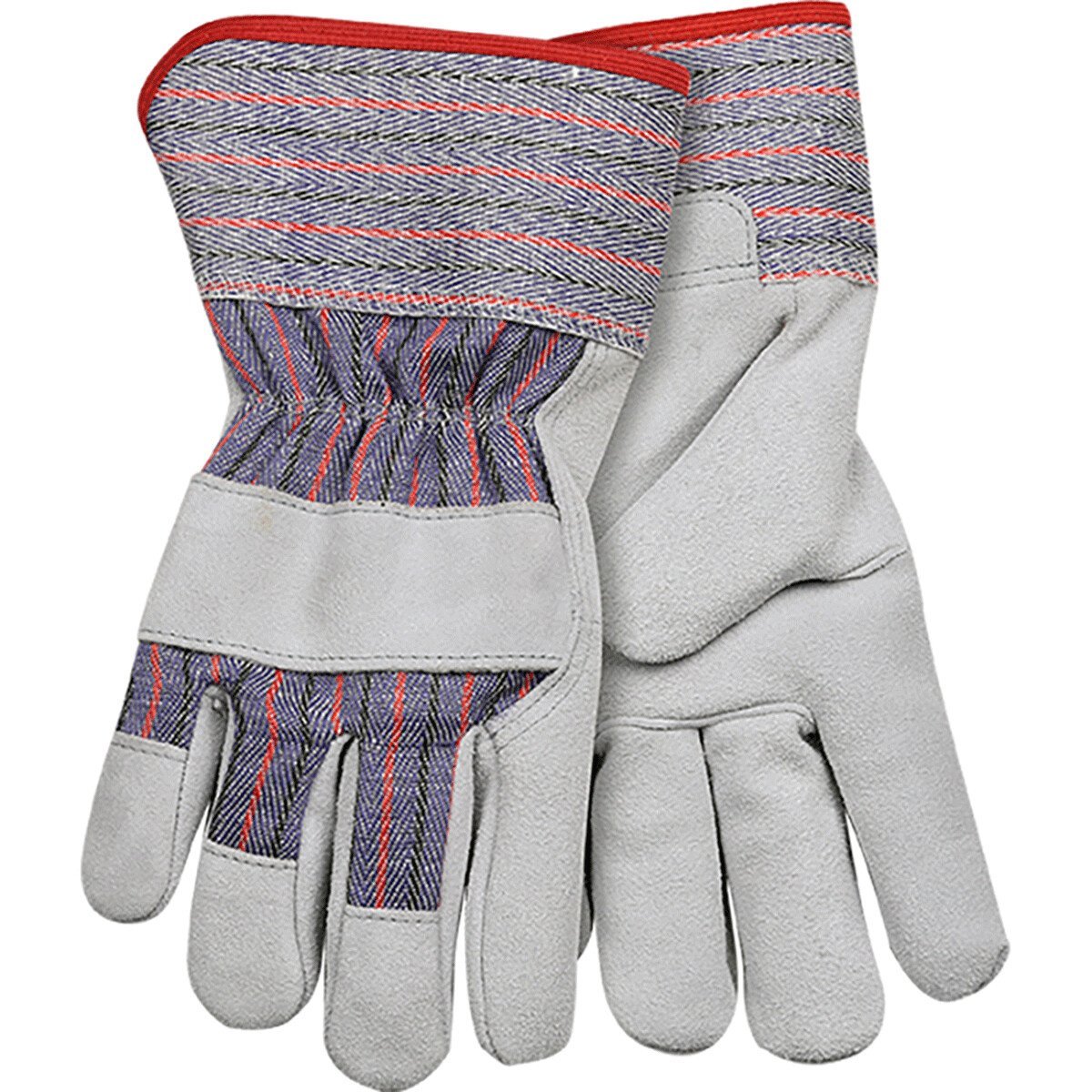 Kinco® Economy Suede Cowhide Palm Gloves with Safety Cuff - QC Supply - 