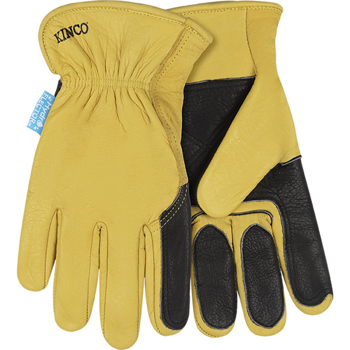 Kinco 81-L Grain Buffalo Leather Work Gloves - Size Large, Durable Driver Gloves