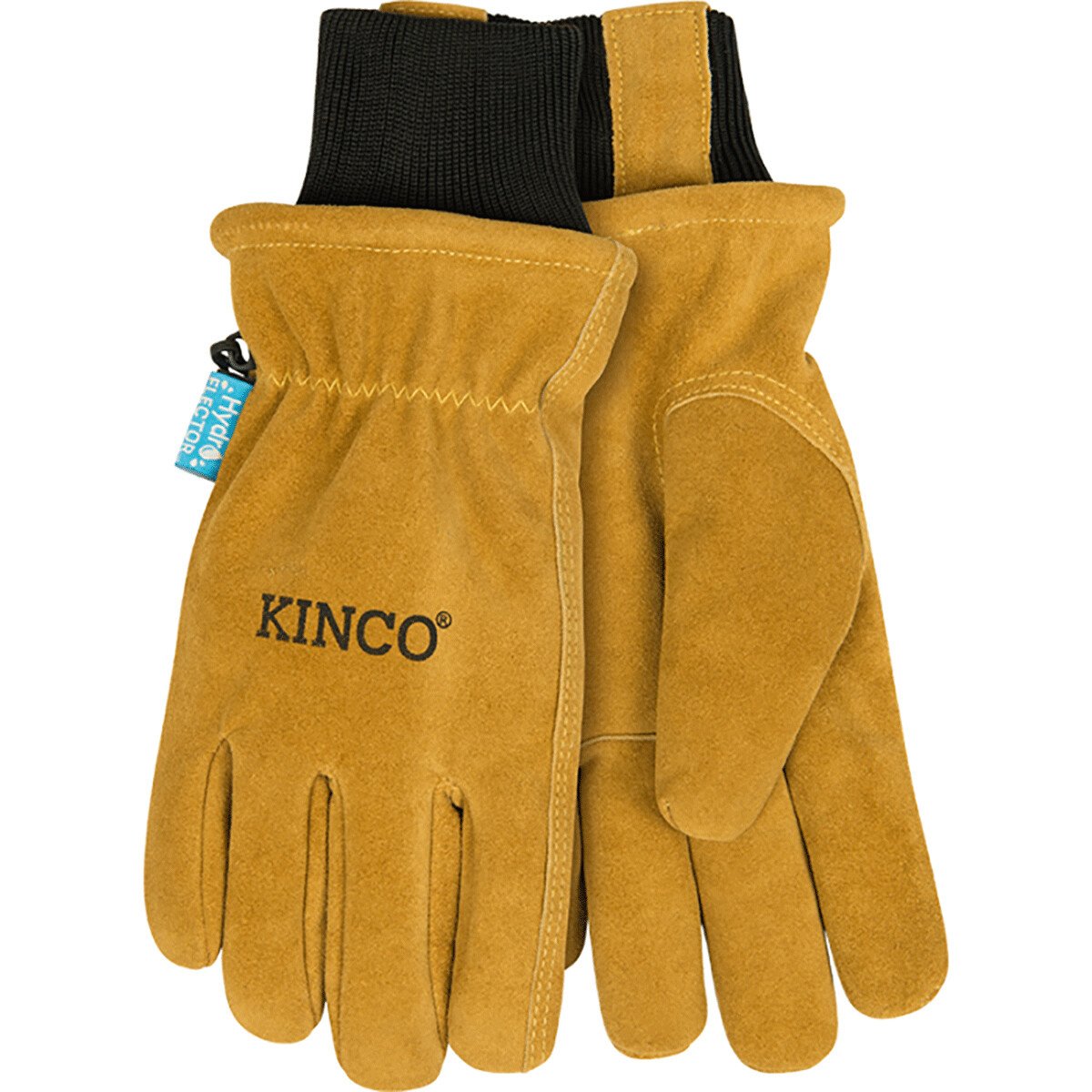 Kinco® Hydroflector™ Water - Resistant Premium Suede Cowhide Driver Gloves with Omni - Cuff - QC Supply - 