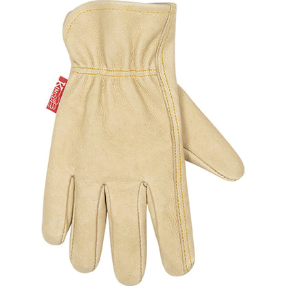 Kinco® Kids' Grain Goat Skin Leather Driver Gloves - QC Supply - 