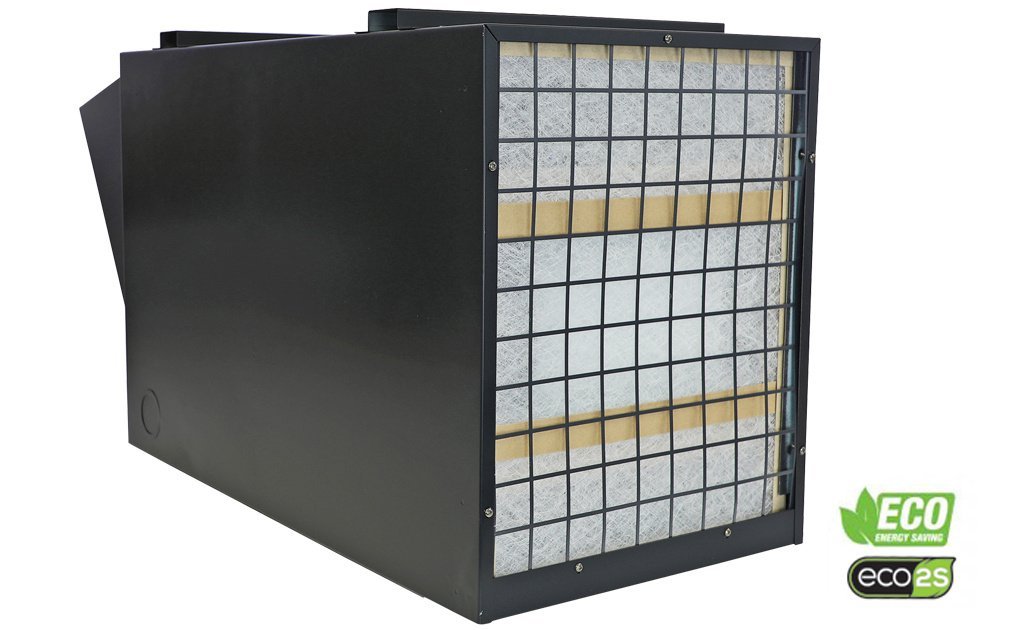King Electric KFUH ECO2S High Air Velocity Unit Heater – 480V, 25kW, 3 - Phase, ECM Motor - QC Supply - 