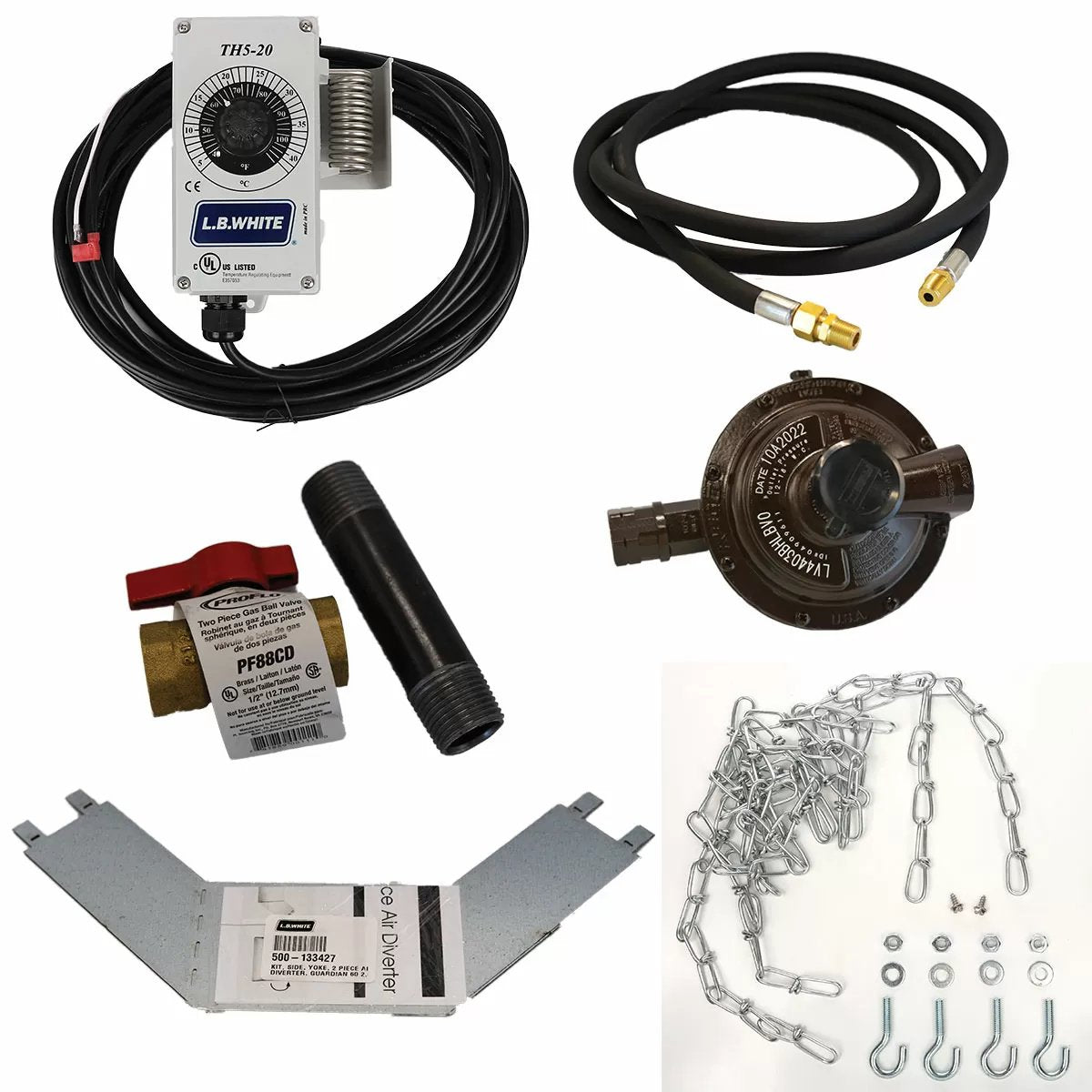 LB ® Accessory Package for Guardian™ 2.0 30 - 60,000 BTU Propane Heaters - QC Supply - 