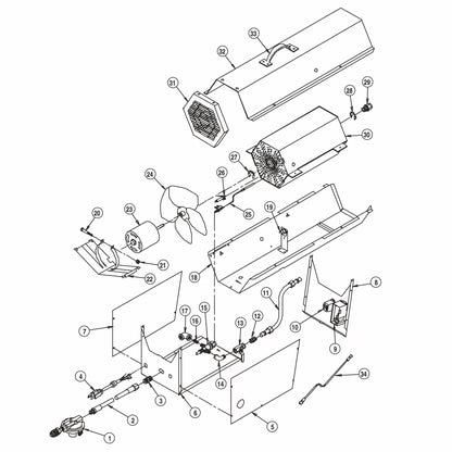 LB ® Tradesman® Portable Forced Air Heater - QC Supply - 