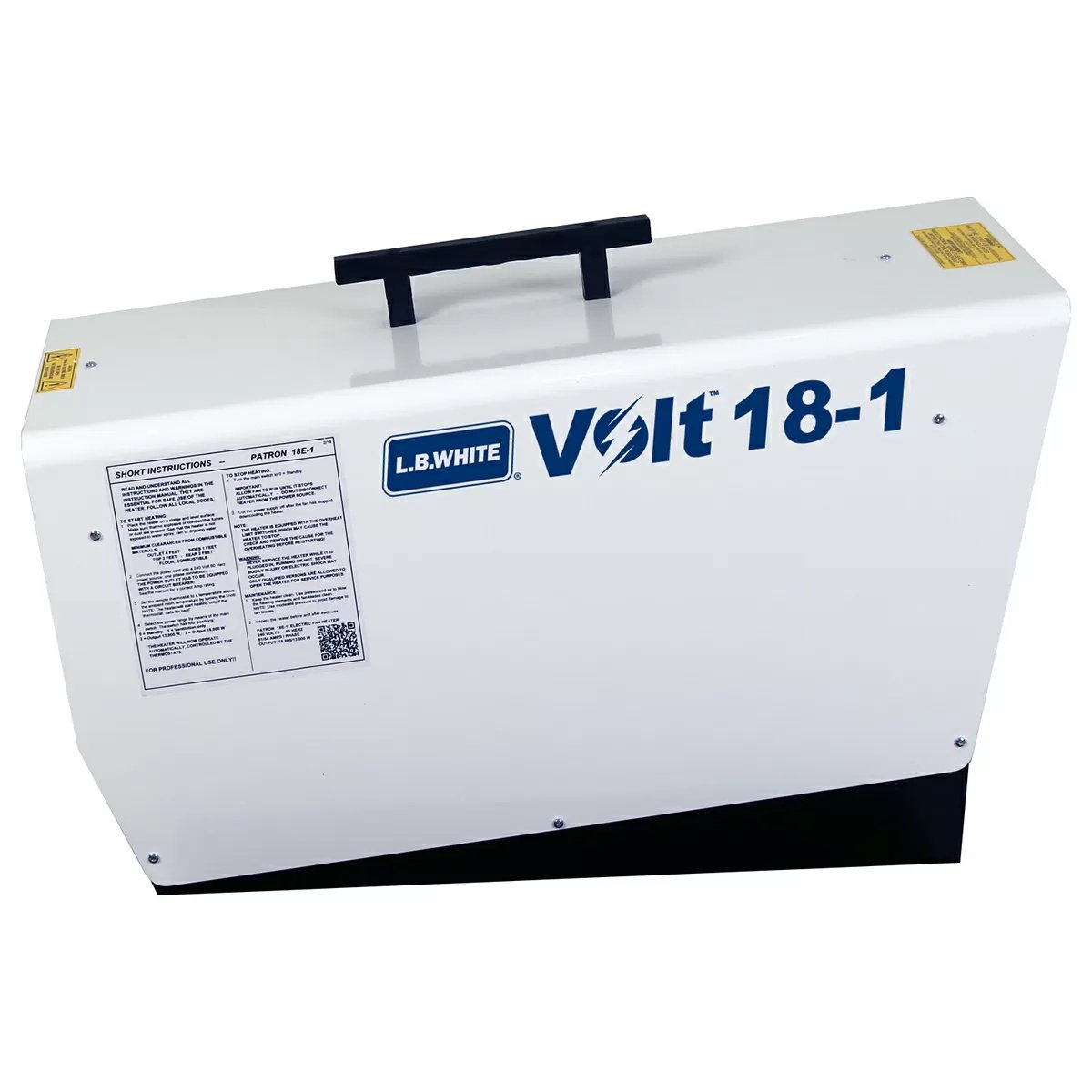 LB ® Volt™ Electric ForcedAir Heater 18,000 Watts - QC Supply -