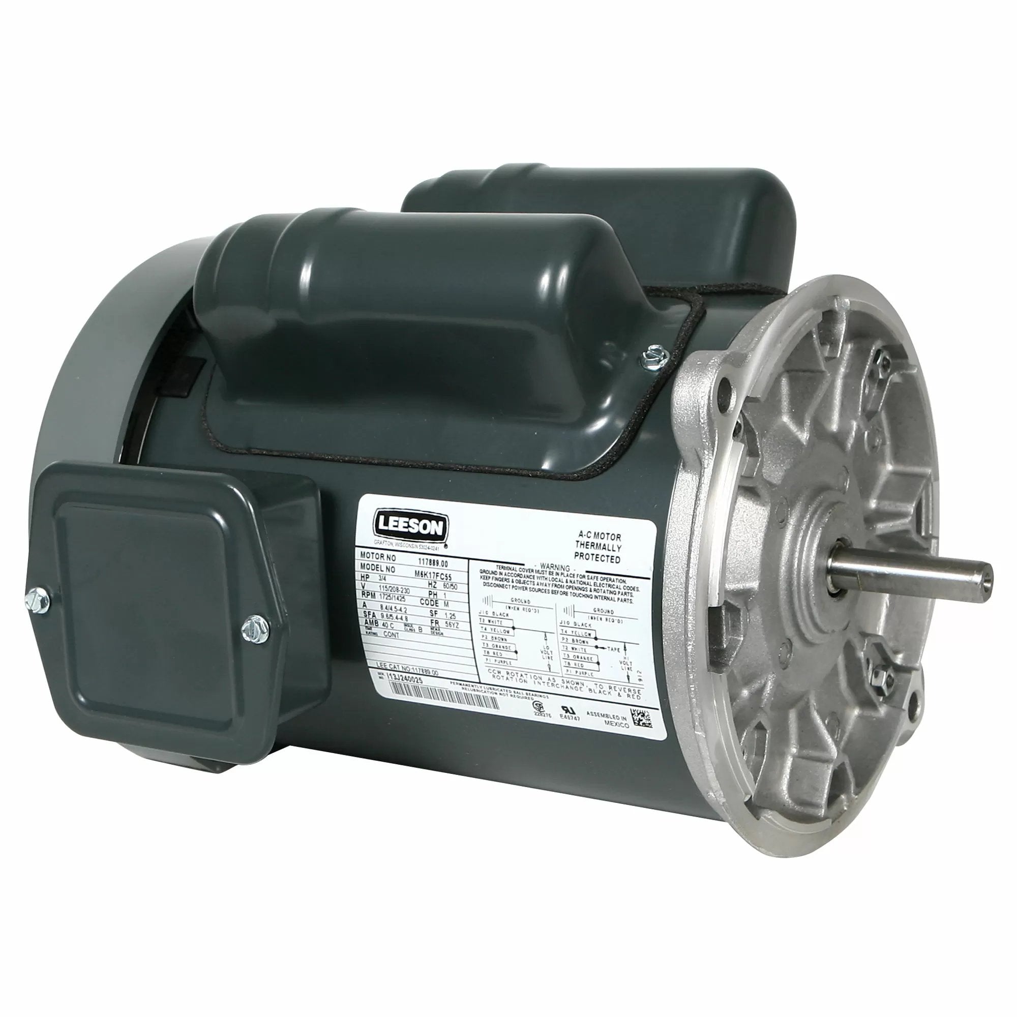 Lesson Motores Leeson® Direct Drive Feed Auger Motors – QC Supply