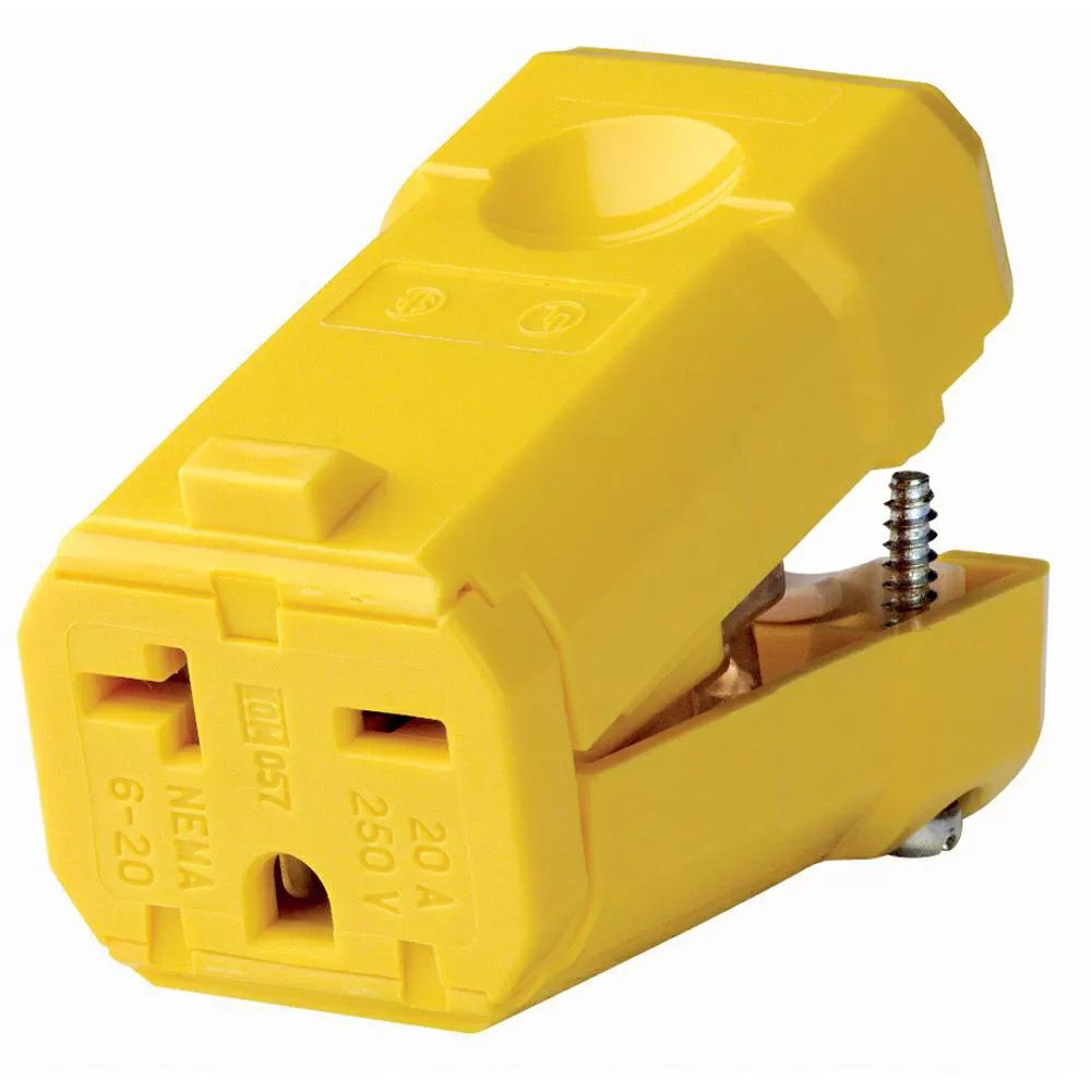 Leviton® 20 Amp 250 Volt Industrial - Grade Connector - QC Supply - 