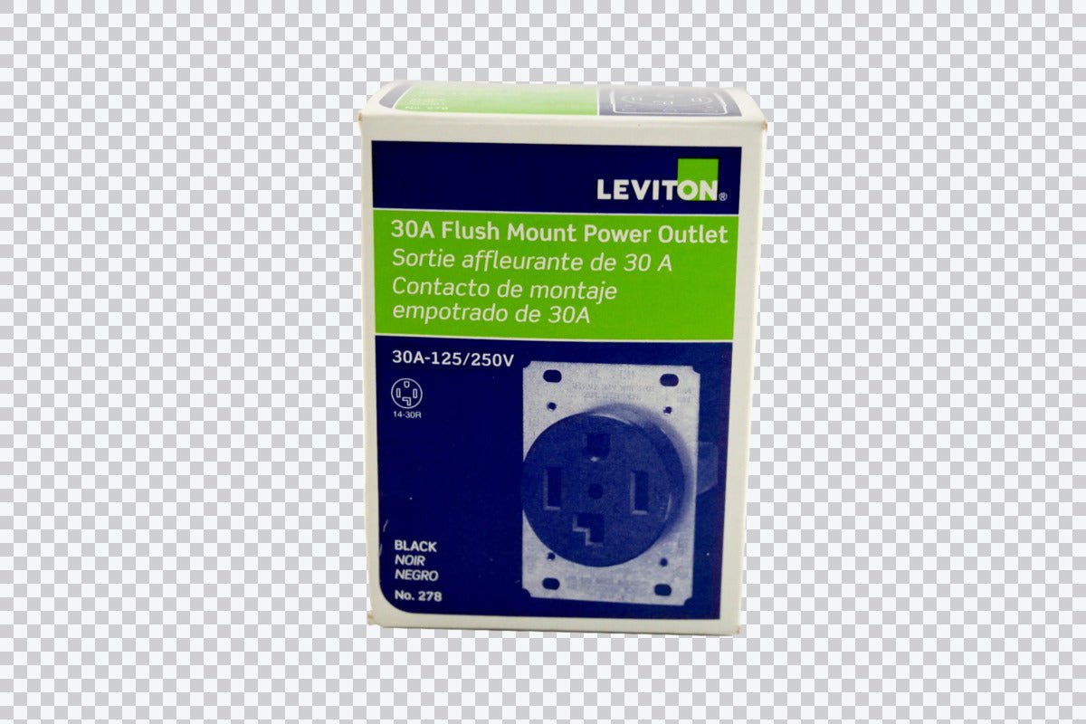 Leviton 4 - Wire Flush Mount Dryer Receptacle - QC Supply - 