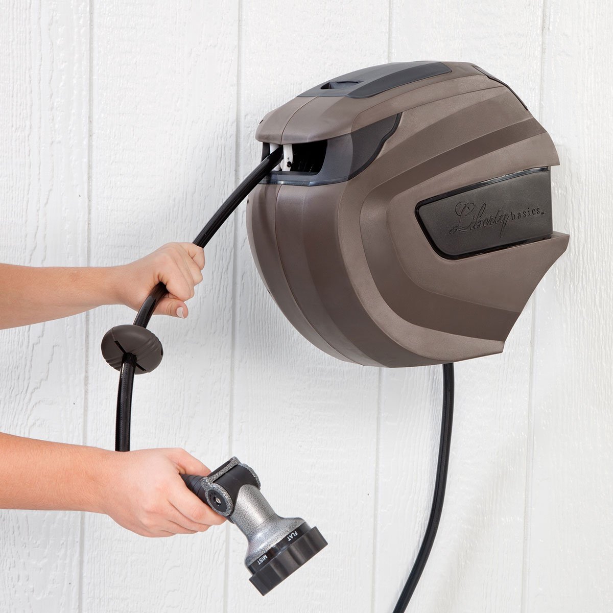Liberty Garden Liberty Basics 100' Retractable Hose Reel - QC Supply - 