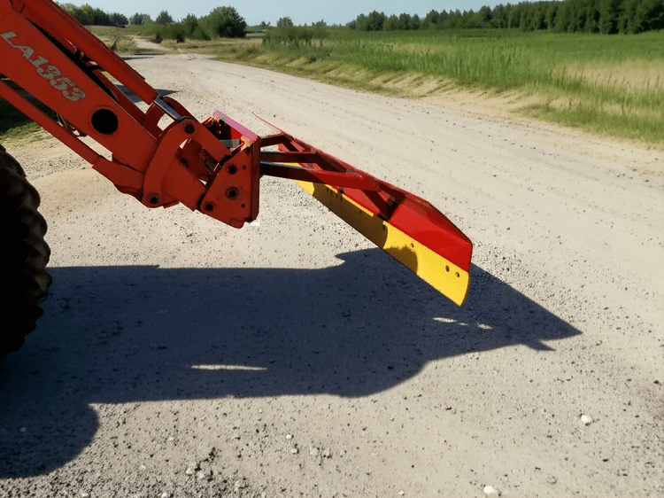 Litter Level 10 ft. Wide Corner Blade with Skid Steer Quick Attach - QC Supply - 