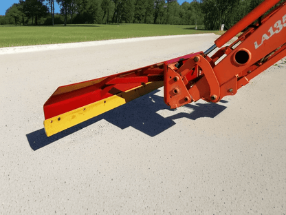 Litter Level 10 ft. Wide Corner Blade with Skid Steer Quick Attach - QC Supply - 