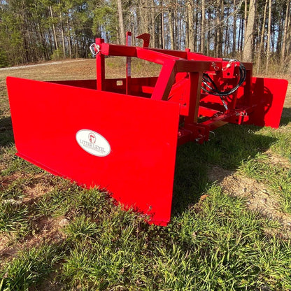 Litter Level 10 ft. Wide Hydraulic Box Blade - QC Supply - 