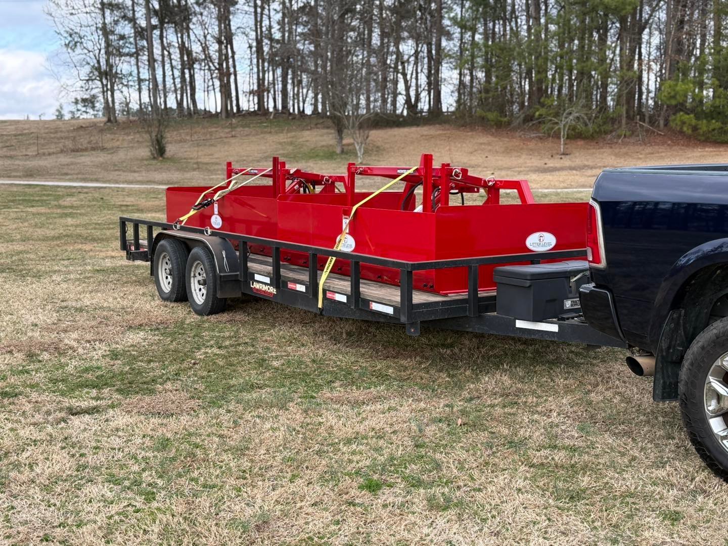 Litter Level 10 ft. Wide Hydraulic Box Blade - QC Supply - 