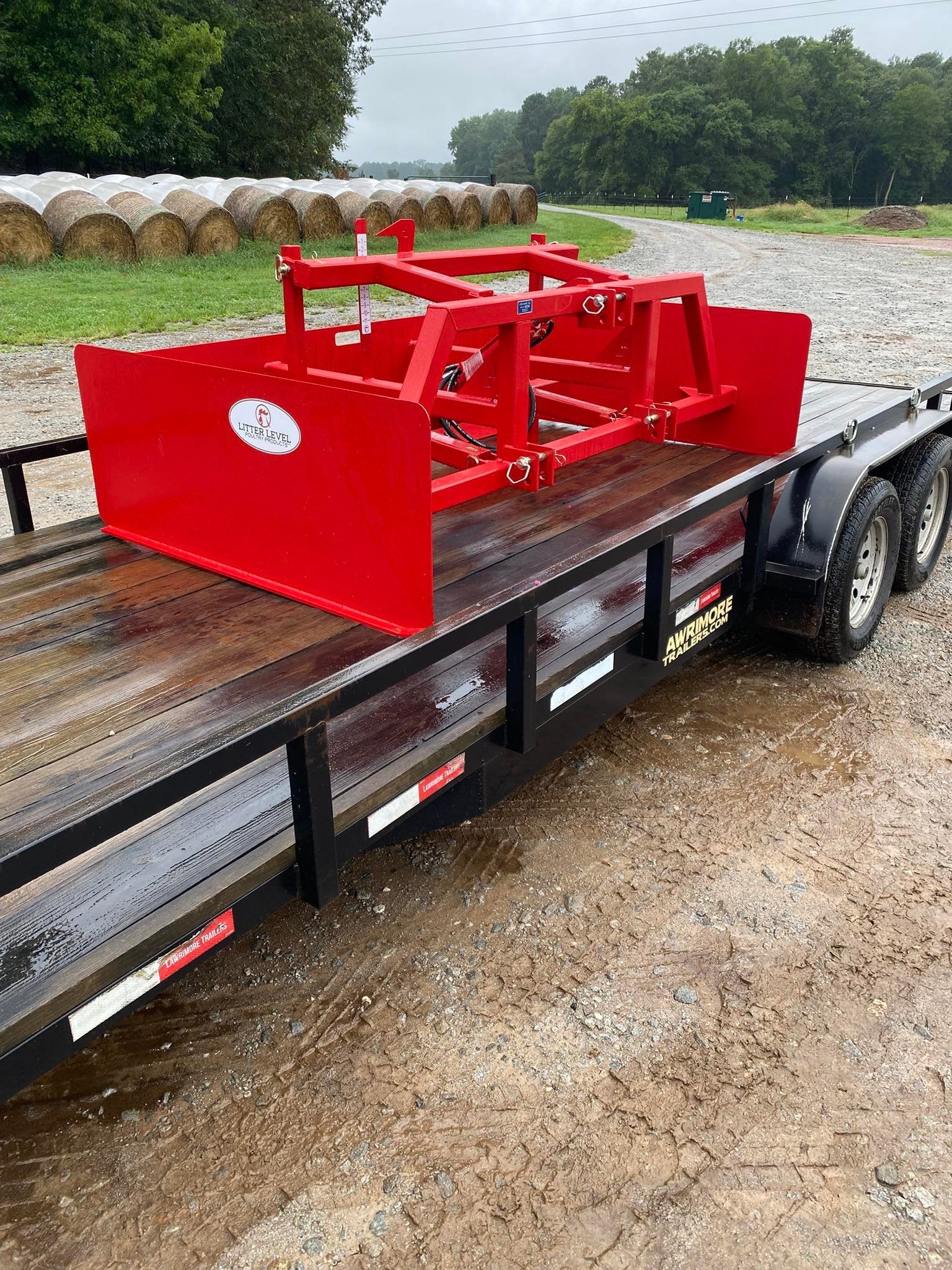 Litter Level 8 ft. Wide Hydraulic Box Blade - QC Supply - 