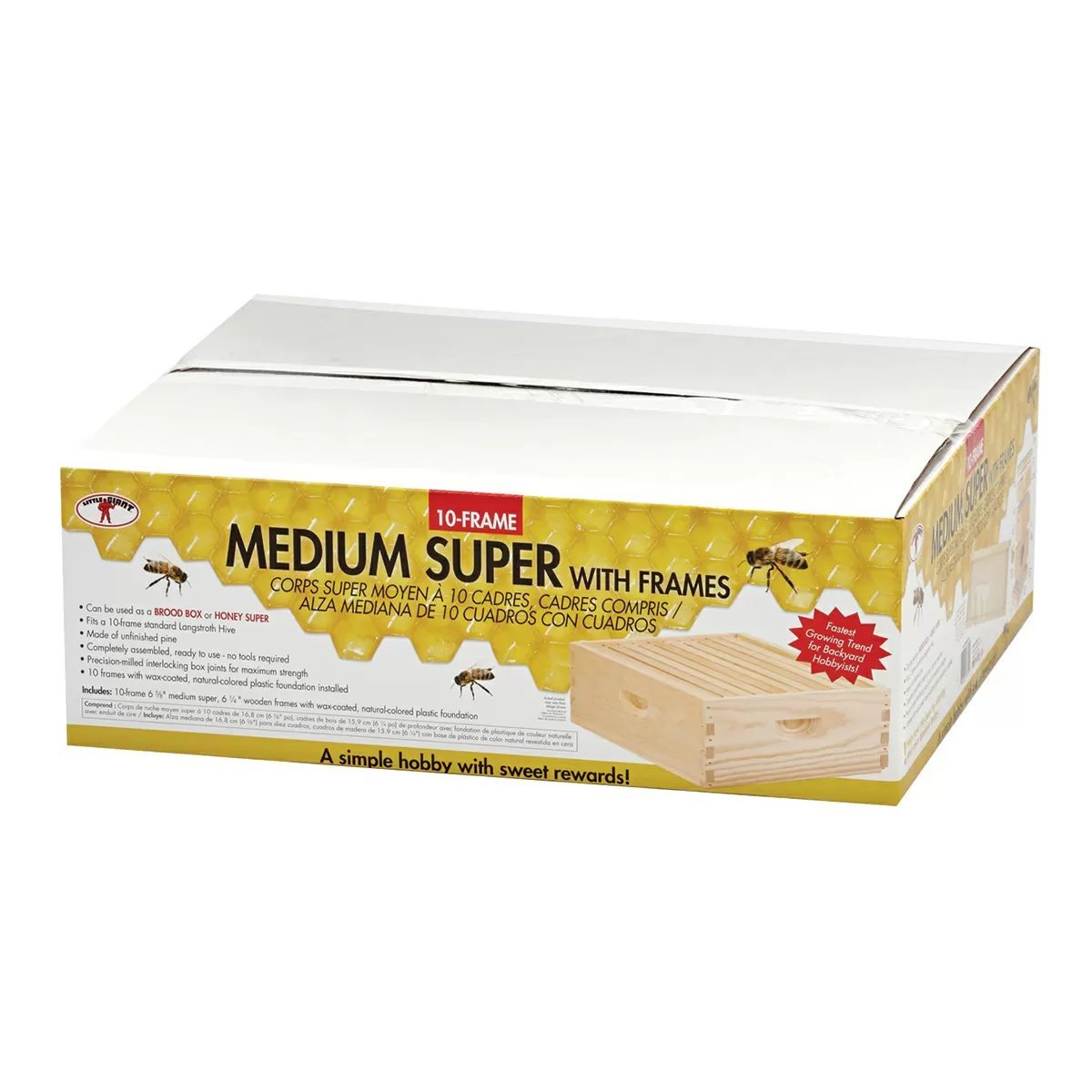 Little Giant® 10 - Frame Medium Super with Frames - QC Supply - 