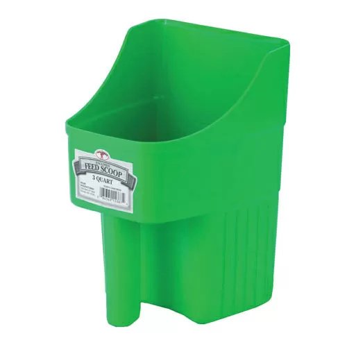Little Giant® 3 Quart Plastic Enclosed Feed Scoop - QC Supply - 