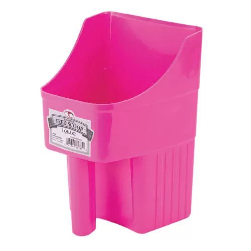 Little Giant® 3 Quart Plastic Enclosed Feed Scoop - QC Supply - 
