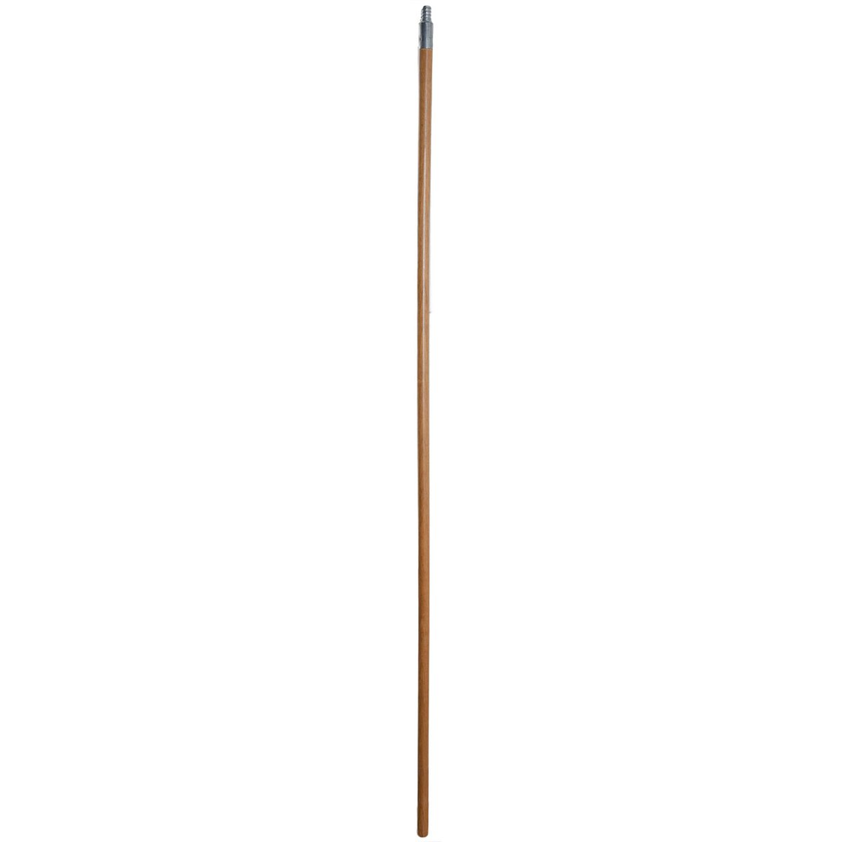 Malish 60" x 15/16" Threaded Metal Tip Wood Handle - QC Supply - 