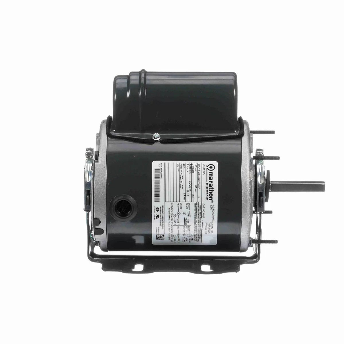 Marathon General Purpose Farm Duty 1/4 HP Motor Model - X027 - QC Supply - 