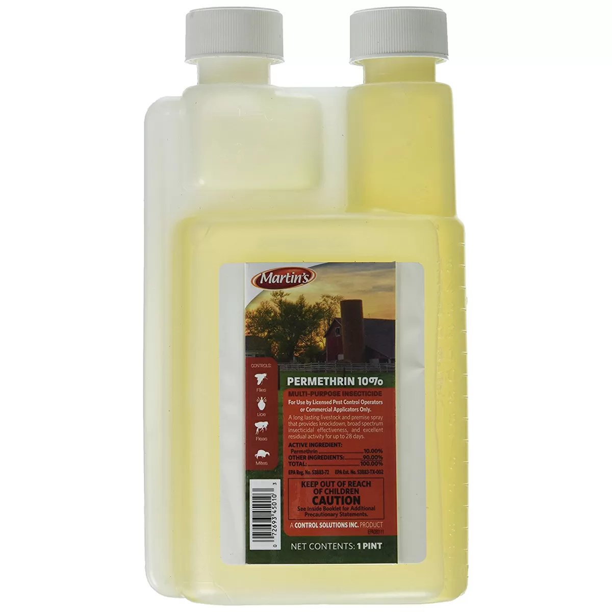 Martin's Permethrin 10% Insecticide - Pint - QC Supply - 