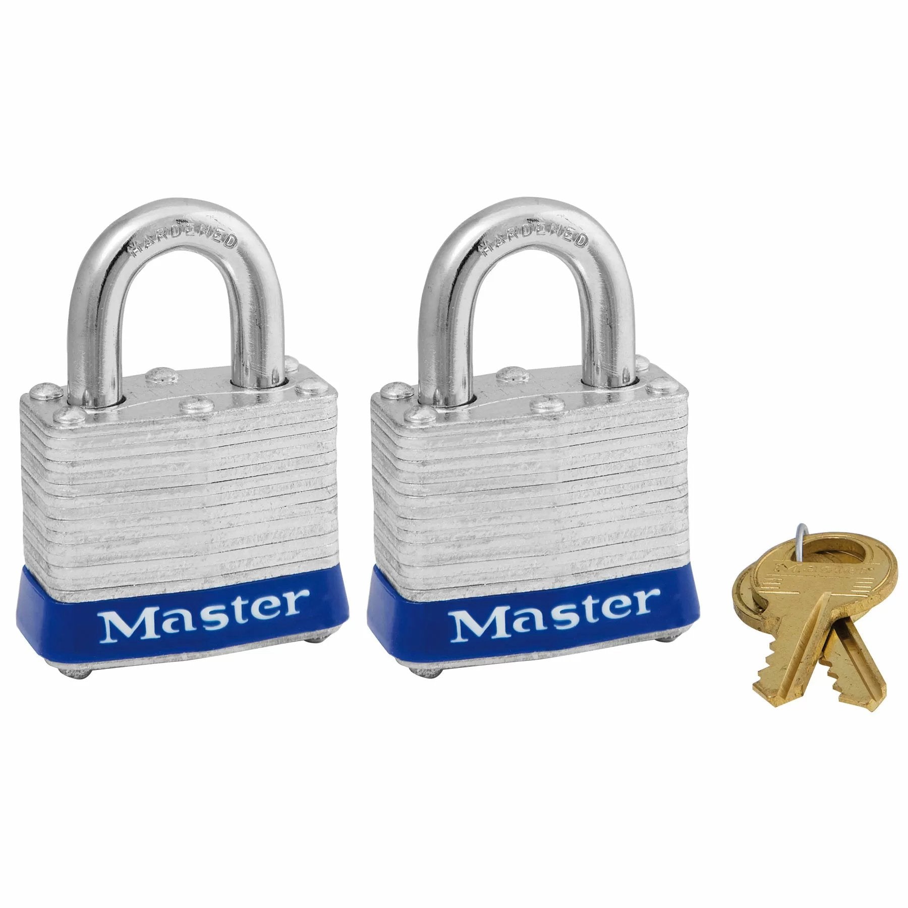 Master Lock® 1 9/16" Laminated Padlock (set of 2) - QC Supply - 