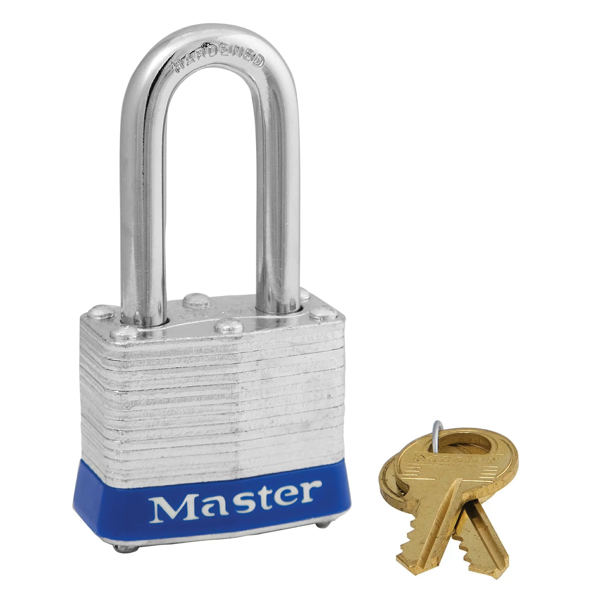 Master Lock® 1 9/16" Laminated Steel Padlock w/1 1/2" Shackle - QC Supply - 