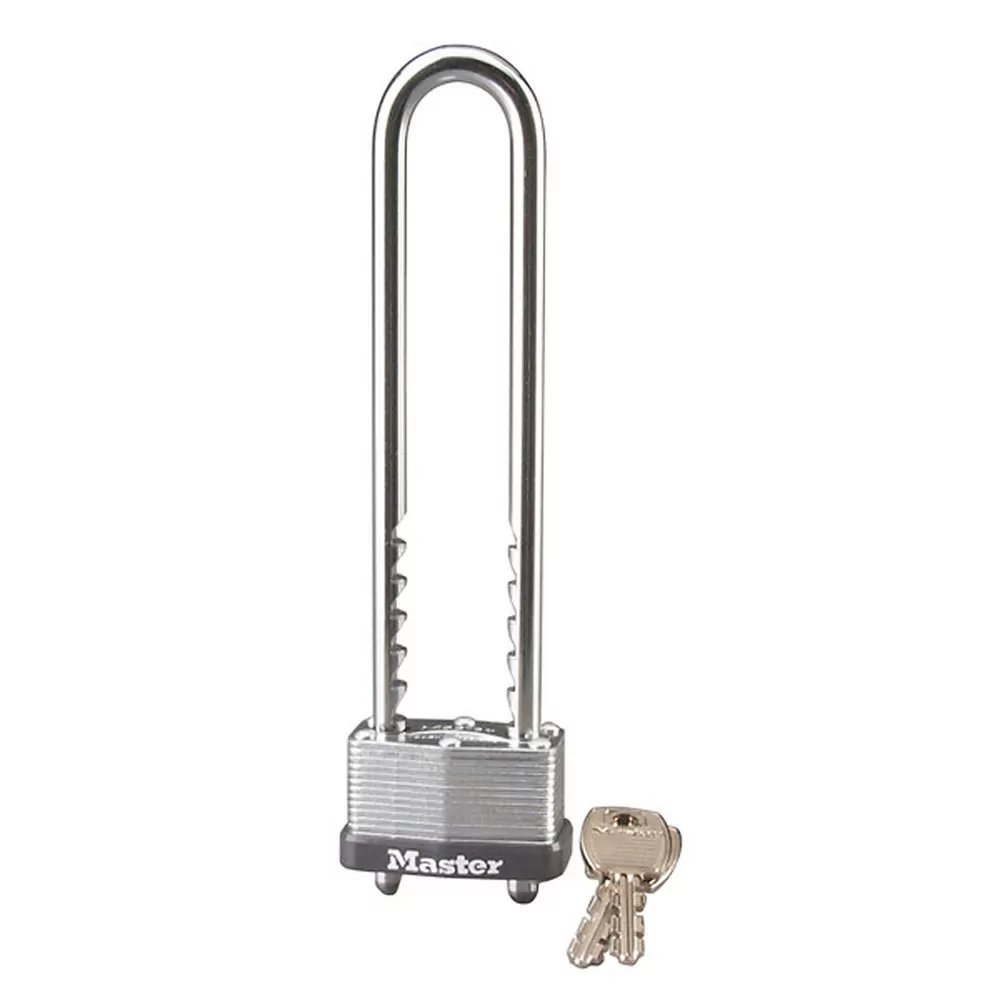 Master Lock® Long Shackle Laminated Steel Padlock 1 3/4" - QC Supply - 