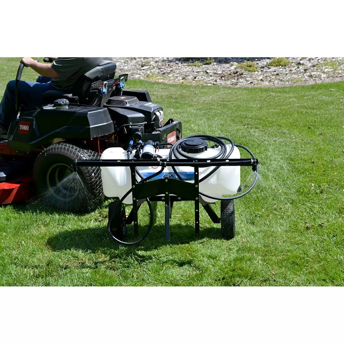 Master Manufacturing Trailer Broadcast Sprayer - 15 Gallons - QC Supply - 