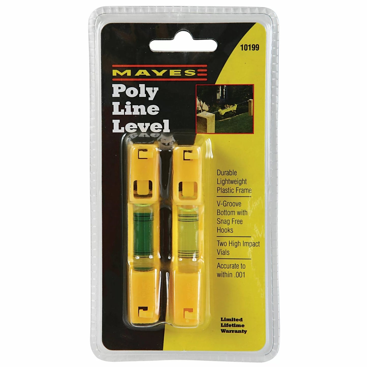 Mayes® 2 - Piece 3" Line Level Set - QC Supply - 